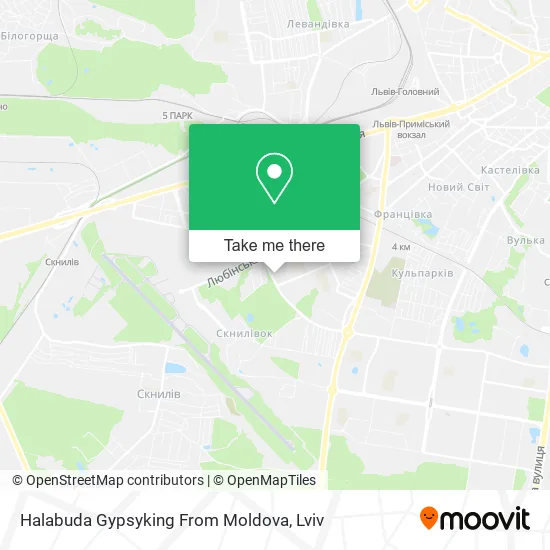 Карта Halabuda Gypsyking From Moldova