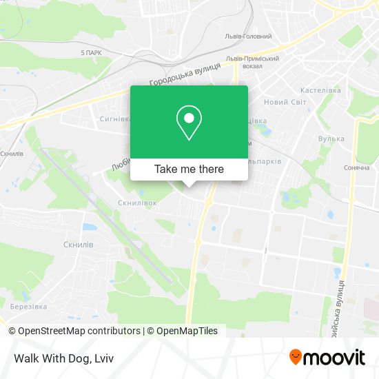 Карта Walk With Dog