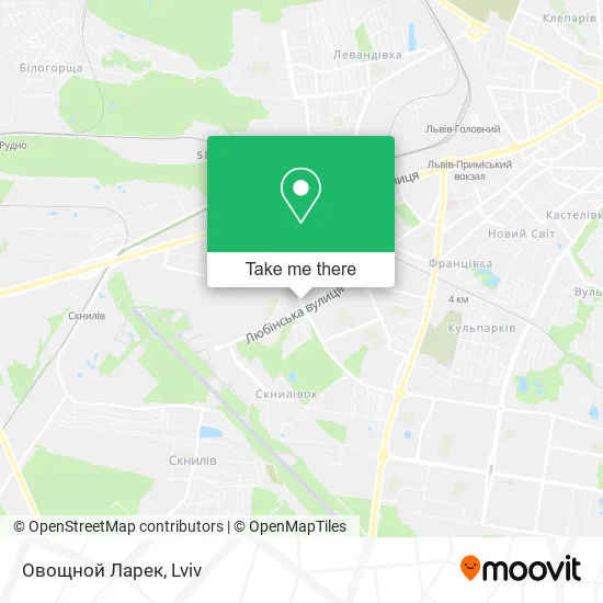 Карта Овощной Ларек