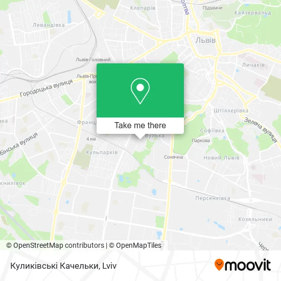 Карта Куликівські Качельки