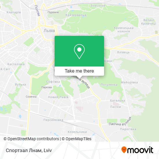 Спортзал Лнам map