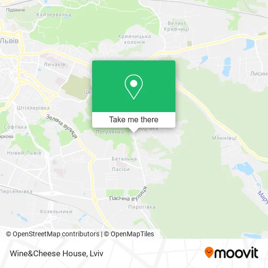 Карта Wine&Cheese House