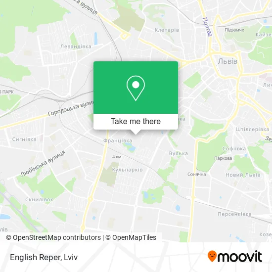 Карта English Reper