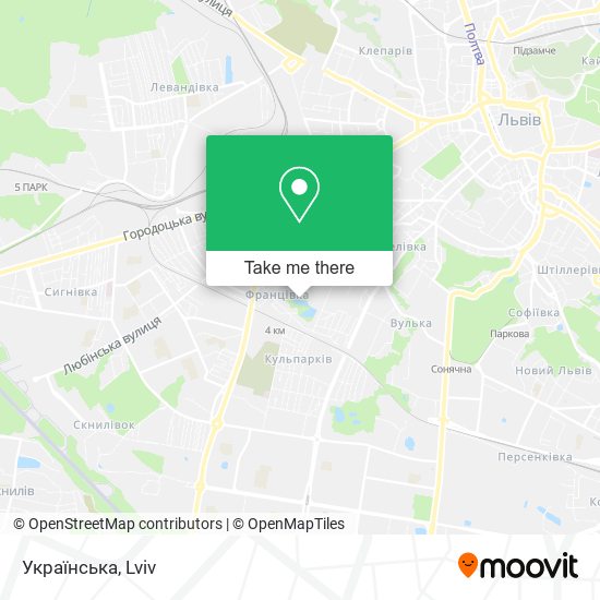 Українська map