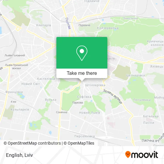 Карта English