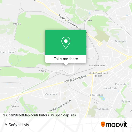 Карта У Бабулі