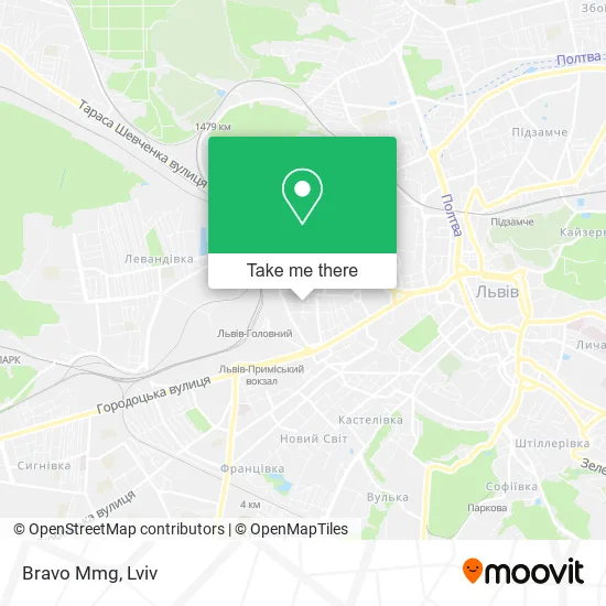 Карта Bravo Mmg