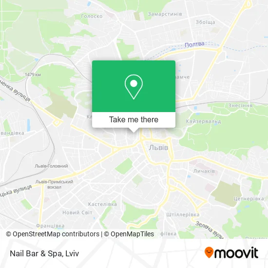 Карта Nail Bar & Spa