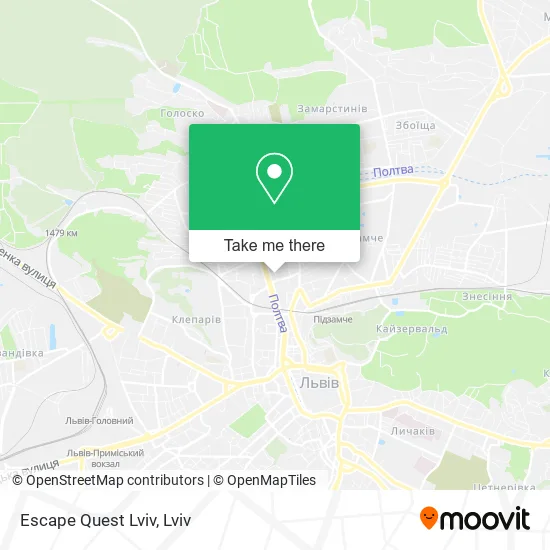 Карта Escape Quest Lviv