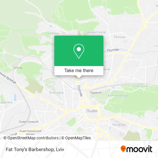 Карта Fat Tony's Barbershop