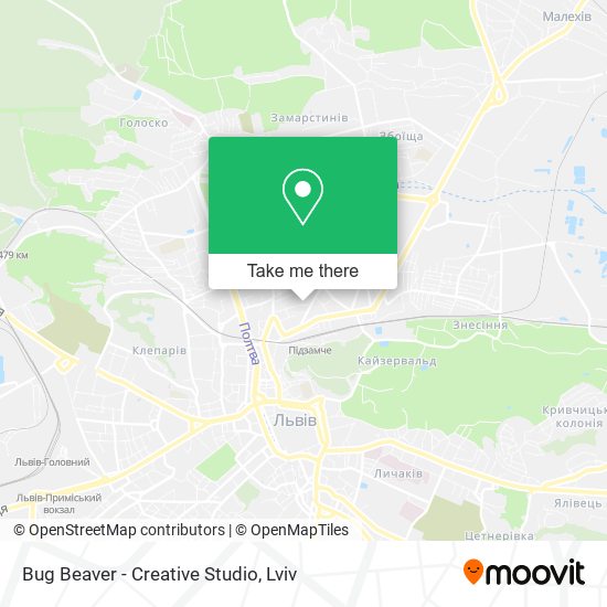 Карта Bug Beaver - Creative Studio