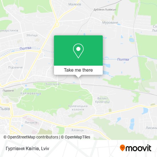 Гуртівня Квітів map