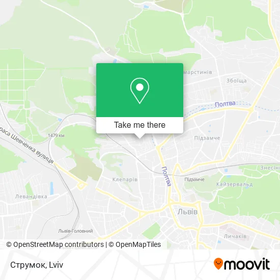 Карта Струмок