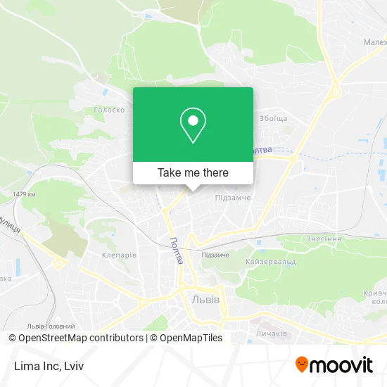 Карта Lima Inc