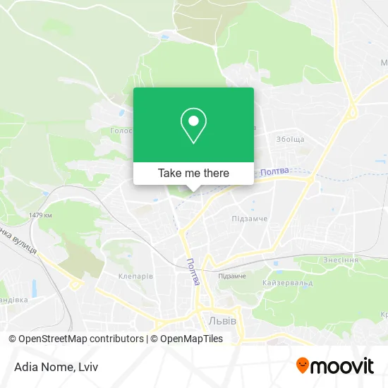 Карта Adia Nome