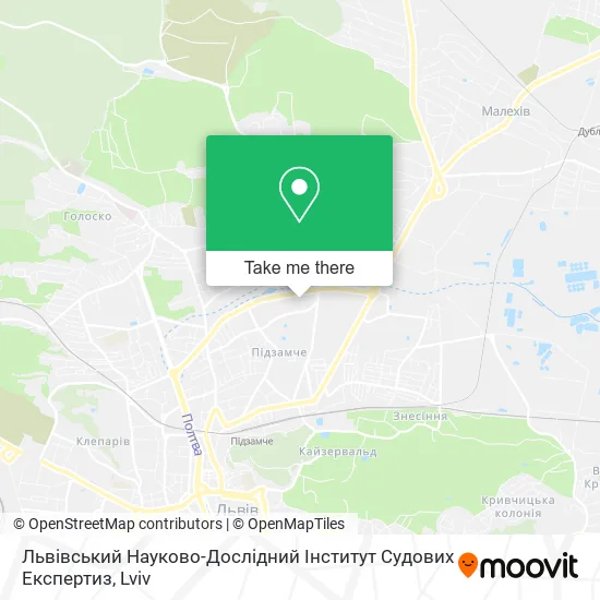 Львівський Науково-Дослідний Інститут Судових Експертиз map