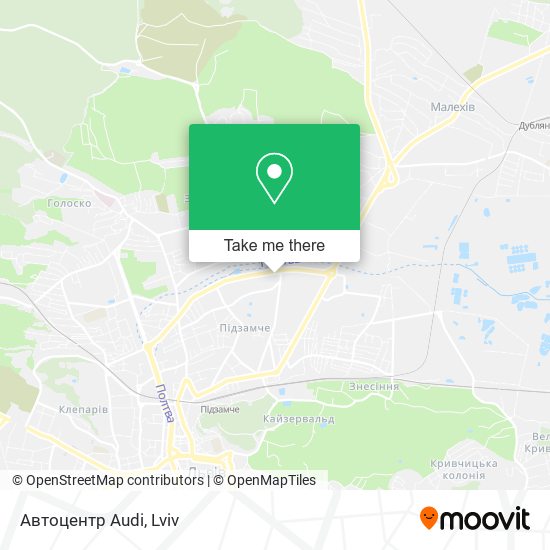 Автоцентр Audi map