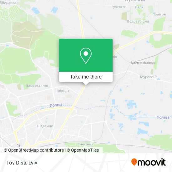 Tov Disa map