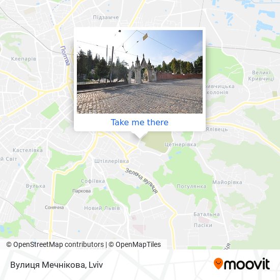 Вулиця Мечнікова map