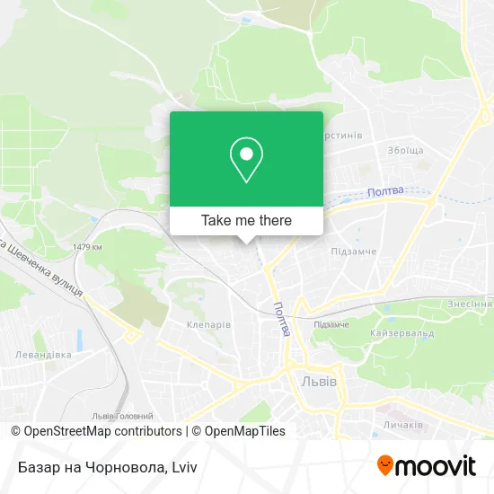 Карта Базар на Чорновола