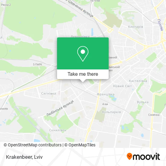 Карта Krakenbeer