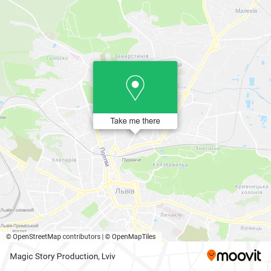 Magic Story Production map