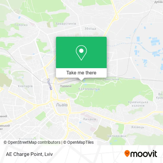 Карта AE Charge Point