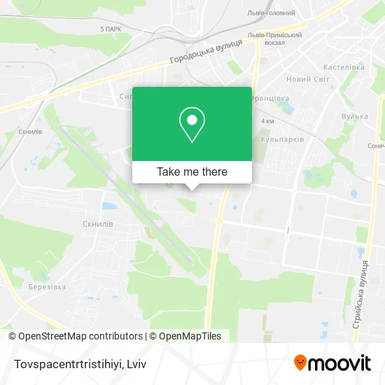 Карта Tovspacentrtristihiyi