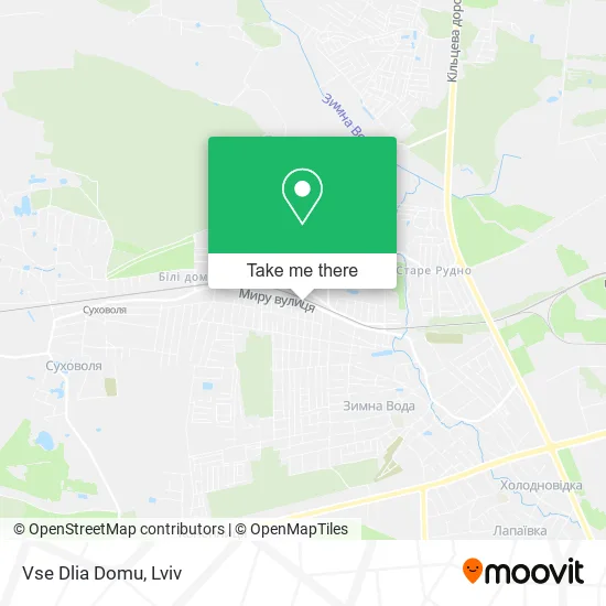 Карта Vse Dlia Domu