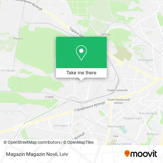 Карта Magazin Magazin Novii