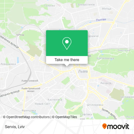 Карта Servis