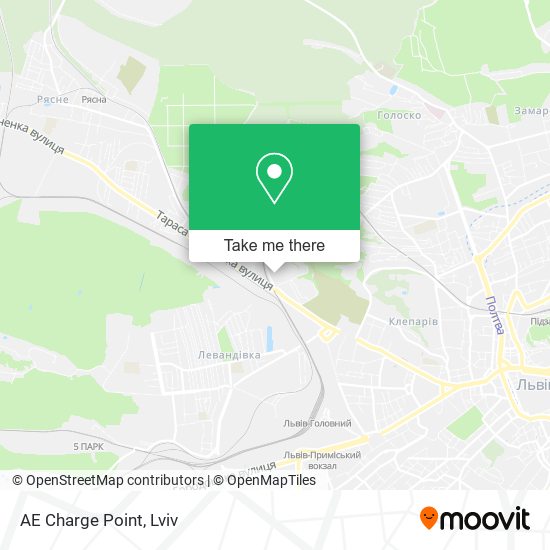 AE Charge Point map