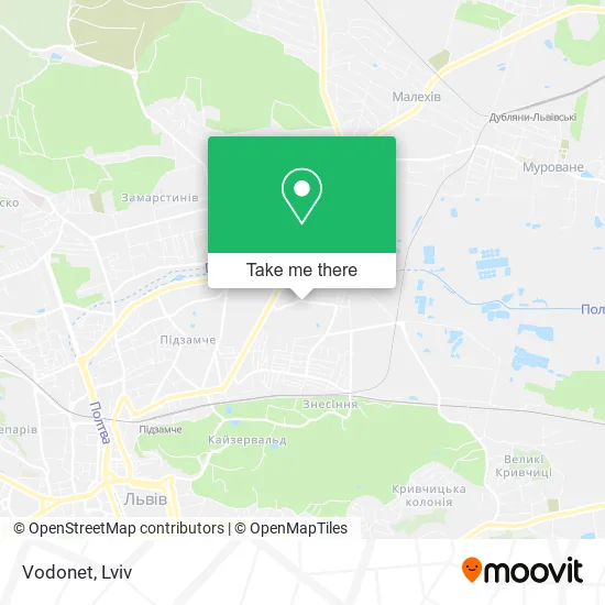 Карта Vodonet