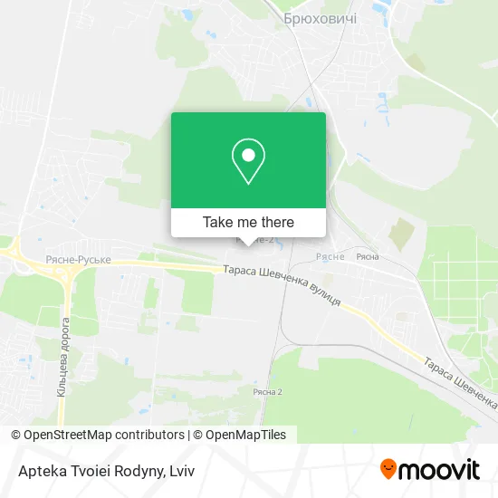 Карта Apteka Tvoiei Rodyny