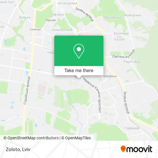 Карта Zoloto