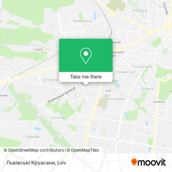 Карта Львівські Круасани