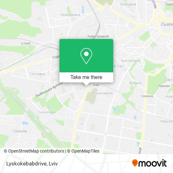 Lyskokebabdrive map