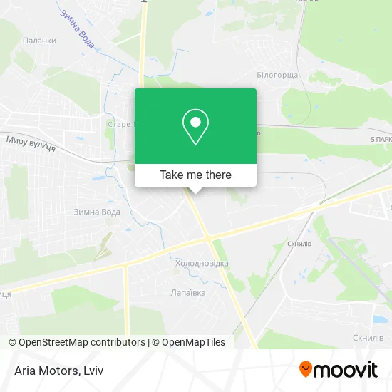 Карта Aria Motors
