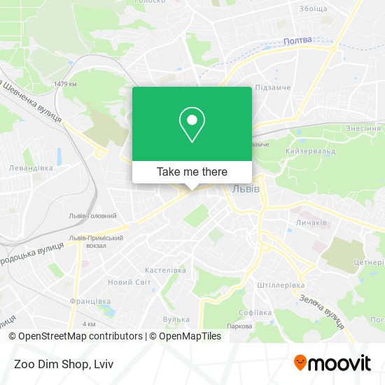 Карта Zoo Dim Shop