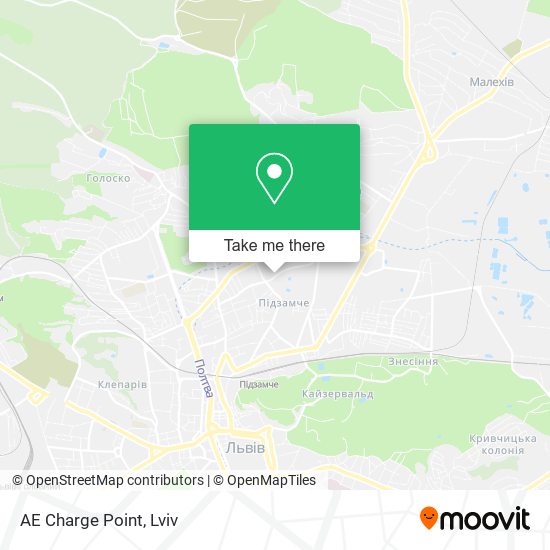 AE Charge Point map