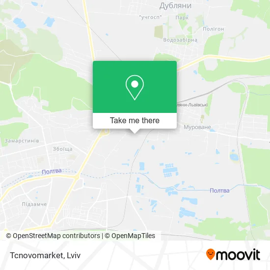 Карта Tcnovomarket