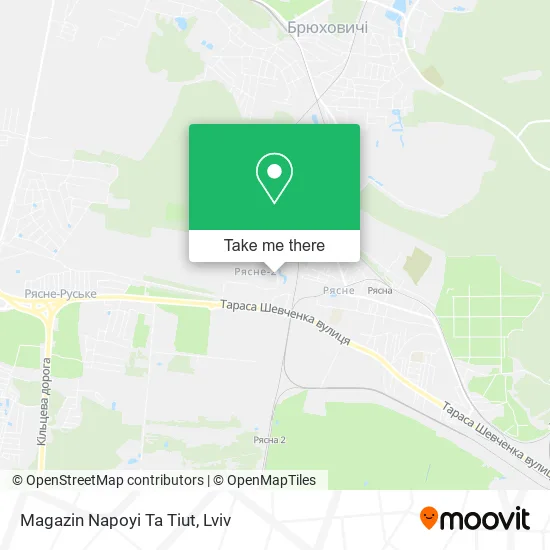 Карта Magazin Napoyi Ta Tiut