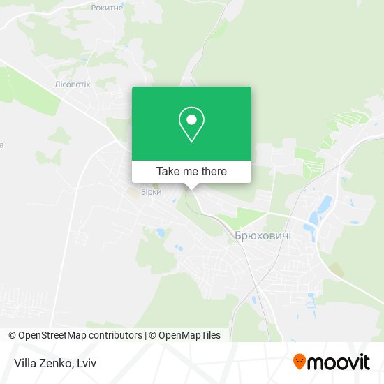 Villa Zenko map