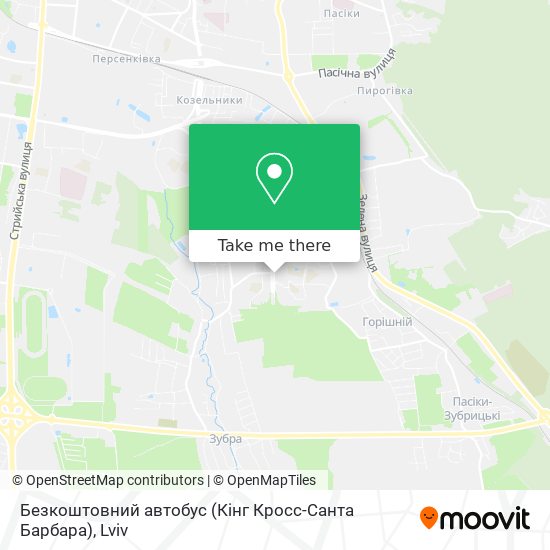 Безкоштовний автобус (Кінг Кросс-Санта Барбара) map