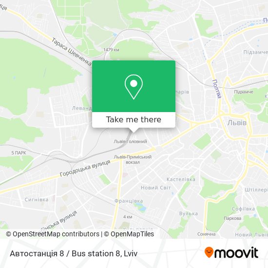 Автостанція 8 / Bus station 8 map