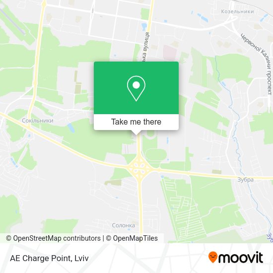 Карта AE Charge Point