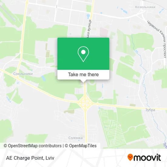 Карта AE Charge Point