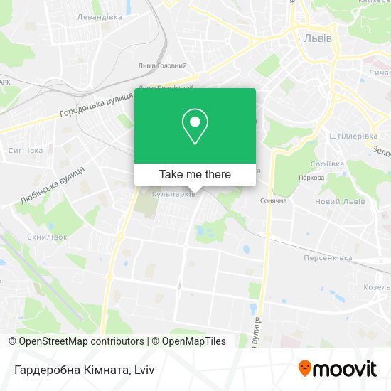 Карта Гардеробна Кімната