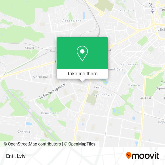 Карта Enti
