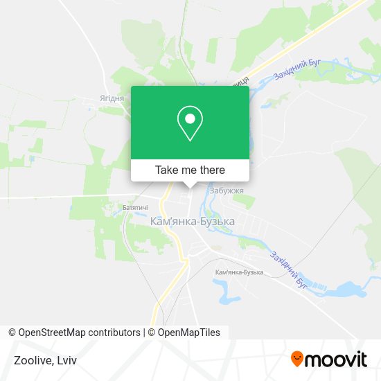Карта Zoolive